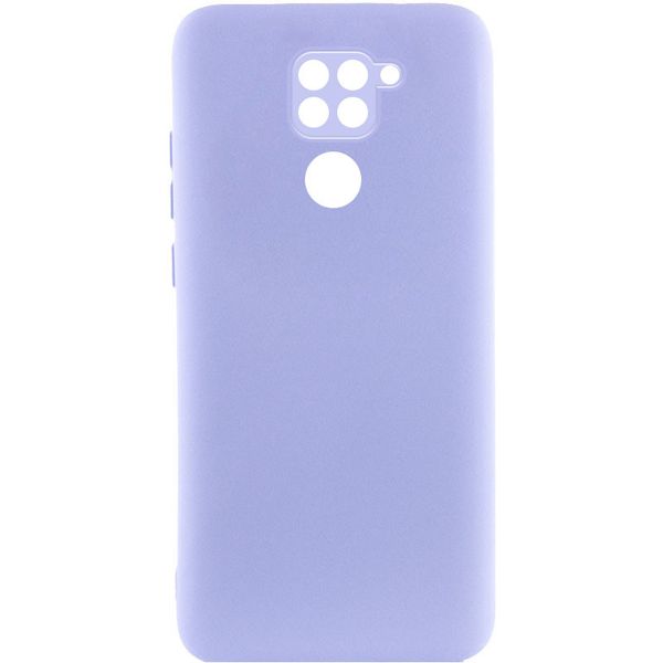 Чохол Silicone Cover Lakshmi Full Camera (A) для Xiaomi Redmi Note 9 4G Бузковий / Dasheen (225772) 225772 фото