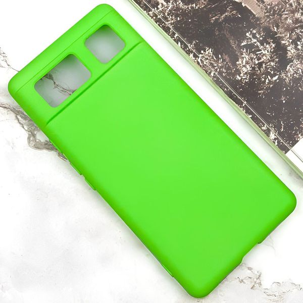 Чохол Silicone Cover Lakshmi (A) для Google Pixel 6 Салатовий / Neon Green (266975) 266975 фото