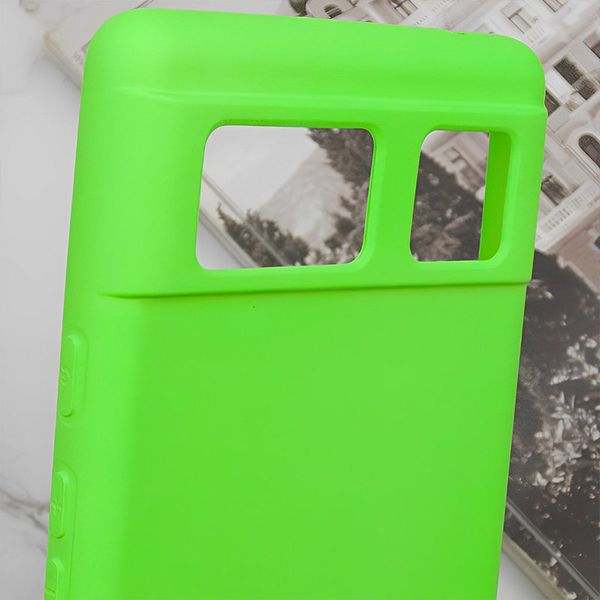 Чохол Silicone Cover Lakshmi (A) для Google Pixel 6 Салатовий / Neon Green (266975) 266975 фото