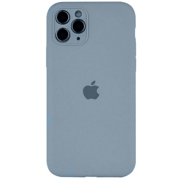 Чехол Silicone Case Full Camera Protective (AA) для Apple iPhone 12 Pro (6.1") Голубой / Sweet Blue (296615) 296615 фото