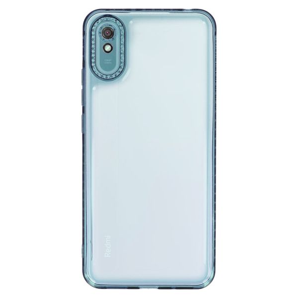 Чохол TPU Starfall Clear для Xiaomi Redmi 9A Блакитний (251198) 251198 фото