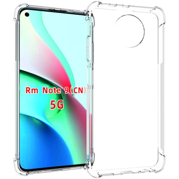 TPU чохол Epic Ease з посиленими кутами для Xiaomi Redmi Note 9 5G Безбарвний (прозорий) (162043) 162043 фото