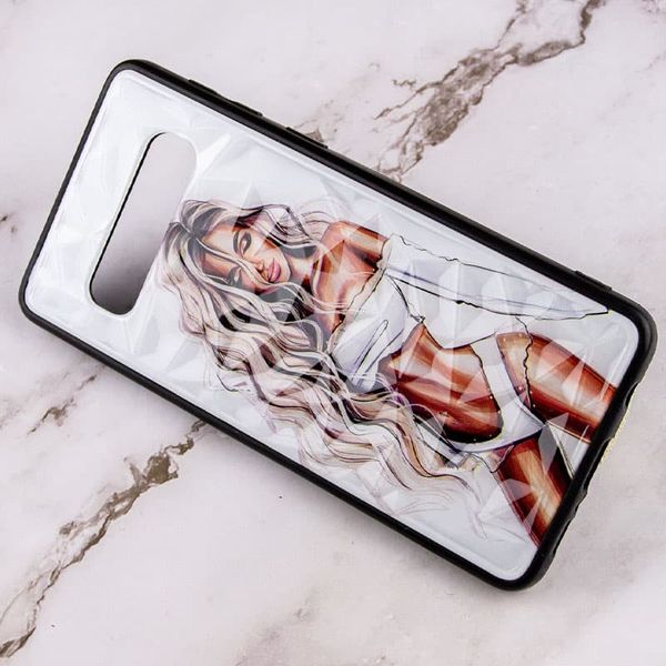 TPU+PC чохол Prisma Ladies для Samsung Galaxy S10 White (194811) 194811 фото