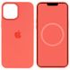 Чохол Silicone case (AAA) full with Magsafe and Animation для Apple iPhone 12 Pro Max Помаранчевий / Pink citrus (187909) 187909 фото 1