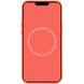 Чохол Silicone case (AAA) full with Magsafe and Animation для Apple iPhone 12 Pro Max Помаранчевий / Pink citrus (187909) 187909 фото 4