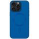 Шкіряний чохол Bonbon Leather Metal Style with MagSafe для Apple iPhone 11 Pro Max (6.5") Синій / Capri Blue (257181) 257181 фото 1