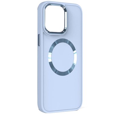 TPU чохол Bonbon Metal Style with MagSafe для Apple iPhone 14 Plus (6.7") Блакитний / Mist Blue (251421) 251421 фото
