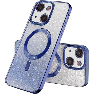 TPU чохол Delight case with MagSafe з захисними лінзами на камеру для Apple iPhone 13 (6.1") Синій / Deep navy (261351) 261351 фото