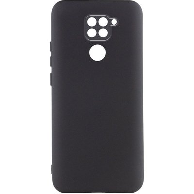 Чохол Silicone Cover Lakshmi Full Camera (A) для Xiaomi Redmi Note 9 4G Чорний / Black (225774) 225774 фото