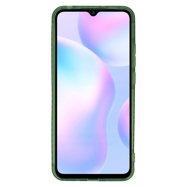 Чохол TPU Starfall Clear для Xiaomi Redmi 9A Зелений (251199) 251199 фото