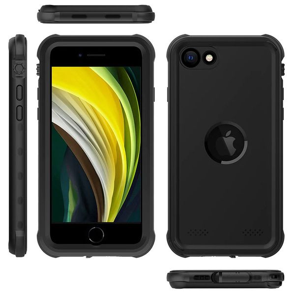 Водонепроникний чохол Shellbox black для Apple iPhone SE (2020) Чорний (159689) 159689 фото