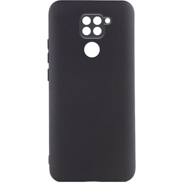 Чохол Silicone Cover Lakshmi Full Camera (A) для Xiaomi Redmi Note 9 4G Чорний / Black (225774) 225774 фото