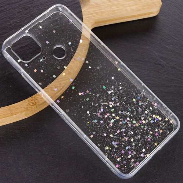 TPU чохол Star Glitter для Xiaomi Redmi 10C Прозорий (235384) 235384 фото