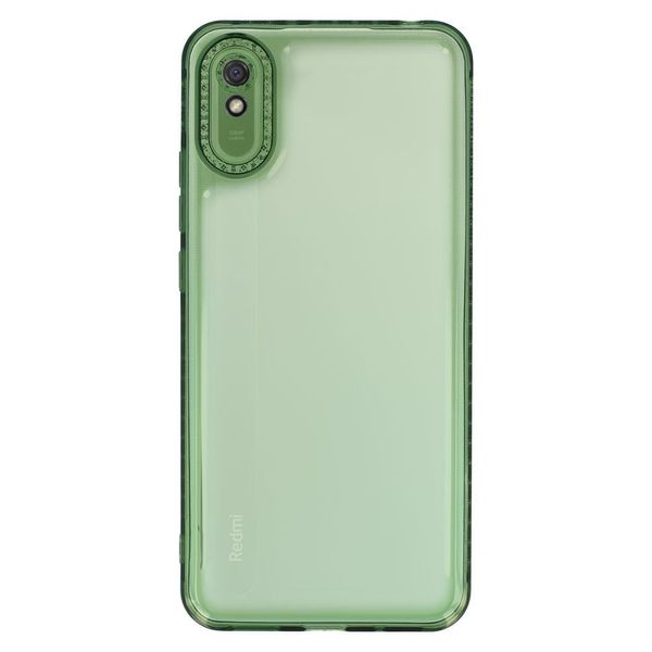 Чохол TPU Starfall Clear для Xiaomi Redmi 9A Зелений (251199) 251199 фото