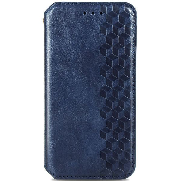 Шкіряний чохол книжка GETMAN Cubic (PU) для Samsung Galaxy A71 Синій (183103) 183103 фото