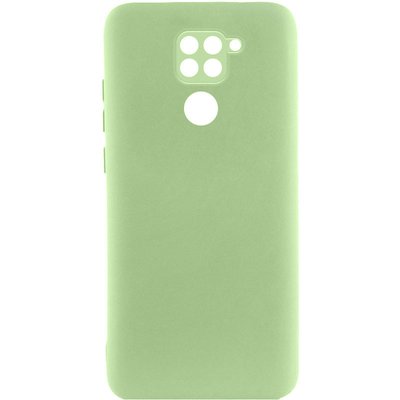 Чохол Silicone Cover Lakshmi Full Camera (A) для Xiaomi Redmi Note 9 4G Зелений / Pistachio (262080) 262080 фото