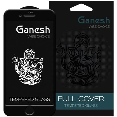 Захисне скло Ganesh 3D для Apple iPhone SE (2020) Чорний (138178) 138178 фото