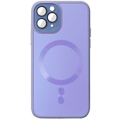 Чохол TPU+Glass Sapphire Midnight with MagSafe для Apple iPhone 11 Pro (5.8") Бузковий / Dasheen (257047) 257047 фото