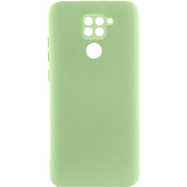 Чохол Silicone Cover Lakshmi Full Camera (A) для Xiaomi Redmi Note 9 4G Зелений / Pistachio (262080) 262080 фото