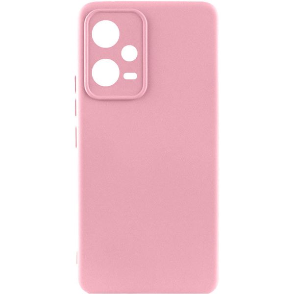 Чохол Silicone Cover Lakshmi Full Camera (AAA) для Xiaomi Redmi Note 12 5G Рожевий / Light pink (264016) 264016 фото