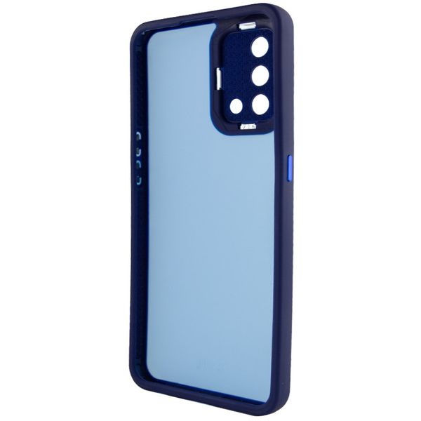 TPU+PC чохол Accent для Oppo A74 4G Blue (246129) 246129 фото