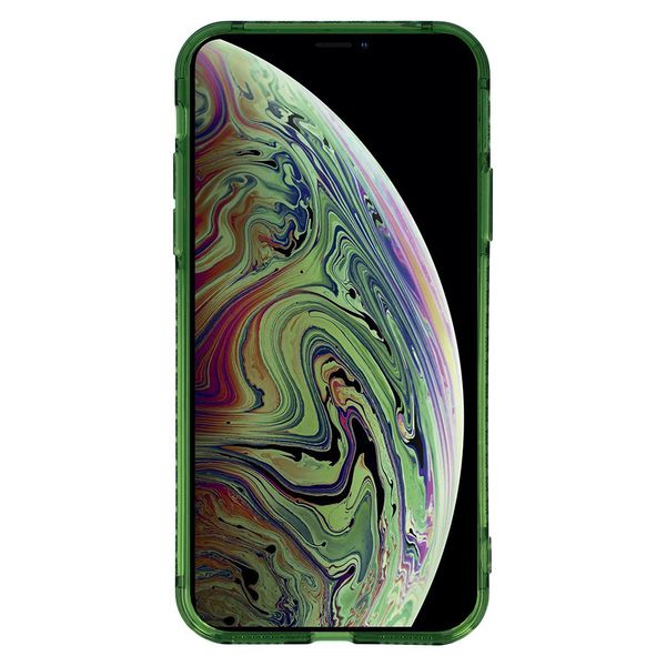 Чохол TPU Starfall Clear для Apple iPhone XS Max (6.5") Зелений (254148) 254148 фото