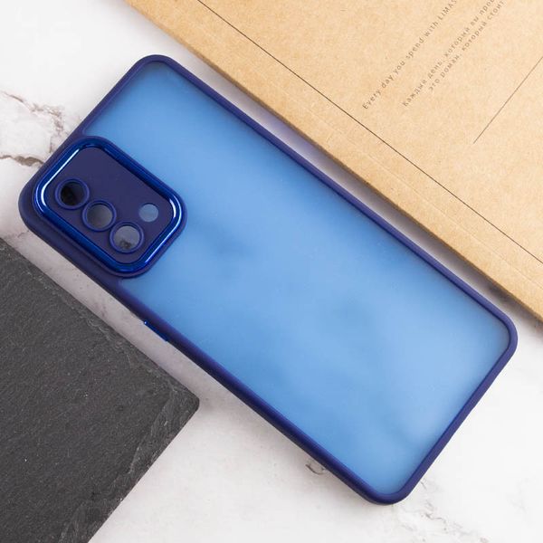 TPU+PC чохол Accent для Oppo A74 4G Blue (246129) 246129 фото