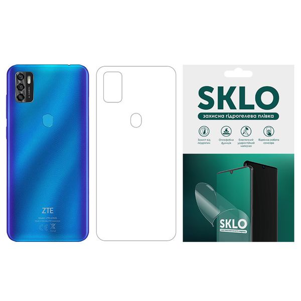 Захисна гідрогелева плівка SKLO (тил) для ZTE для ZTE Blade A5 (2019) Матовий (176577) 176577 фото