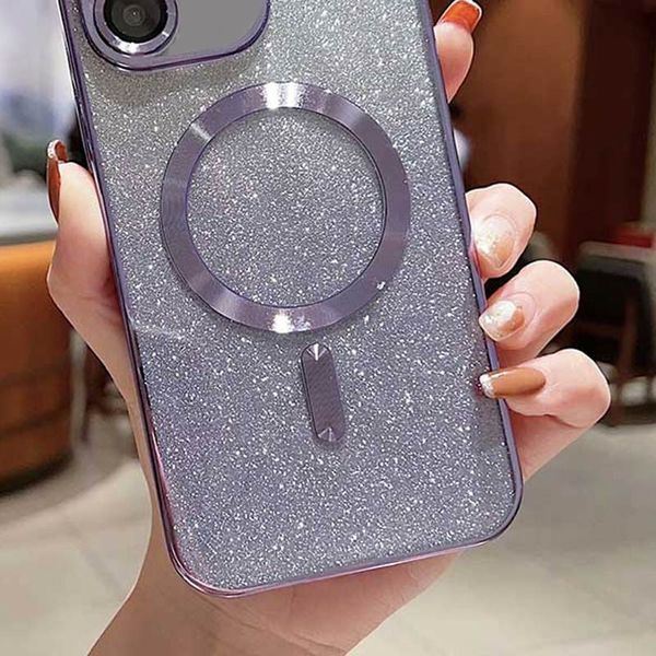 TPU чохол Delight case with MagSafe з захисними лінзами на камеру для Apple iPhone 13 (6.1") Фіолетовий / Deep Purple (261352) 261352 фото