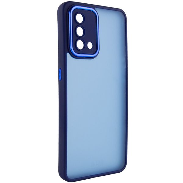 TPU+PC чохол Accent для Oppo A74 4G Blue (246129) 246129 фото