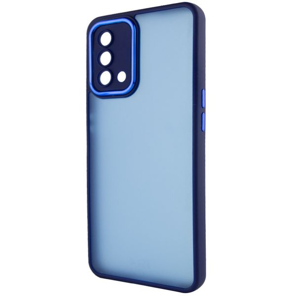 TPU+PC чохол Accent для Oppo A74 4G Blue (246129) 246129 фото