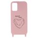 Чохол Cord case Ukrainian style c довгим кольоровим ремінцем для Samsung Galaxy A53 5G Рожевий / Pink Sand (231318) 231318 фото 2