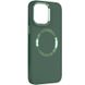 TPU чохол Bonbon Metal Style with MagSafe для Apple iPhone 14 Plus (6.7") Зелений / Pine green (251423) 251423 фото 1