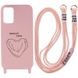 Чохол Cord case Ukrainian style c довгим кольоровим ремінцем для Samsung Galaxy A53 5G Рожевий / Pink Sand (231318) 231318 фото 1