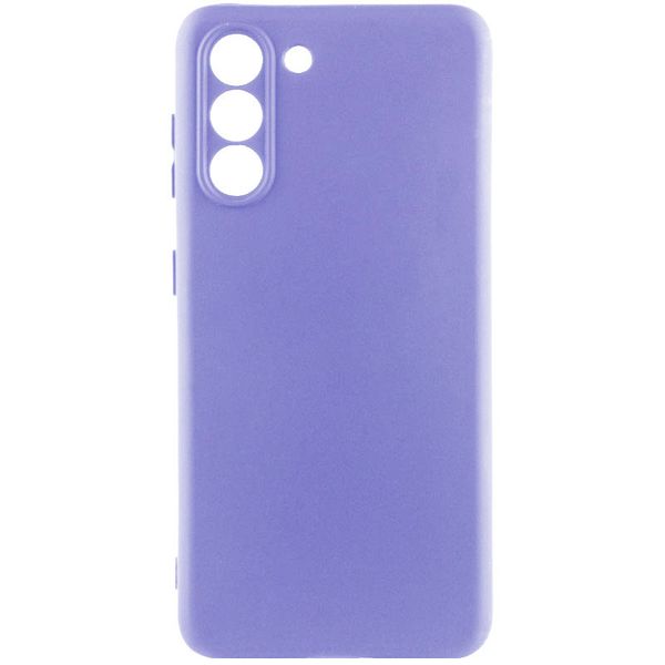 Чохол Silicone Cover Lakshmi Full Camera (A) для Samsung Galaxy S21 Бузковий / Dasheen (212462) 212462 фото