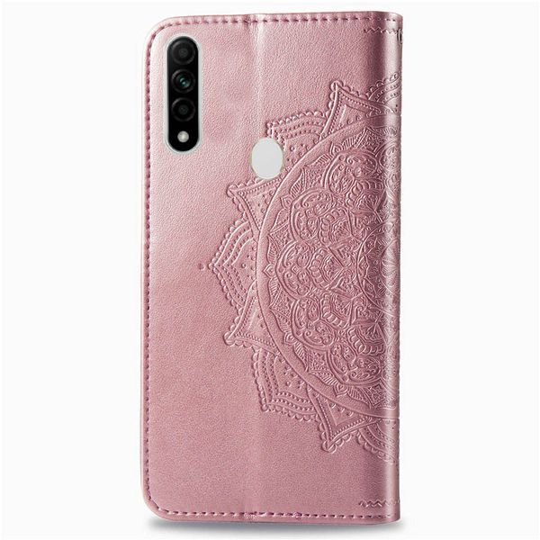 Шкіряний чохол (книжка) Art Case з візитницею для Oppo A31 Рожевий (135936) 135936 фото