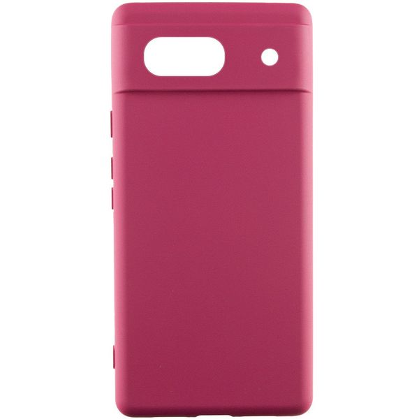 Чохол Silicone Cover Lakshmi (A) для Google Pixel 7a Бордовий / Marsala (267034) 267034 фото