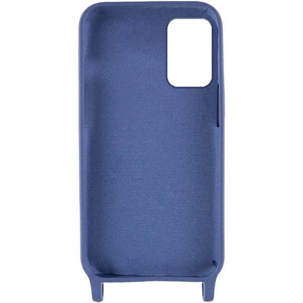 Чохол Cord case Ukrainian style c довгим кольоровим ремінцем для Samsung Galaxy A53 5G Темно-синій / Midnight blue (231321) 231321 фото