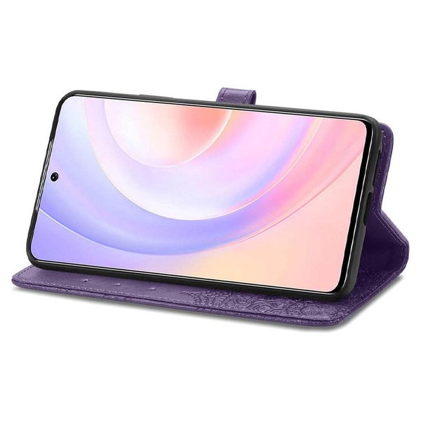 Шкіряний чохол (книжка) Art Case з візитницею для Realme C11 (2021) Фіолетовий (203755) 203755 фото