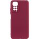 Чохол Silicone Cover Lakshmi Full Camera (A) для Xiaomi Redmi 10 Бордовий / Marsala (222424) 222424 фото 1