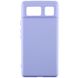 Чохол Silicone Cover Lakshmi (A) для Google Pixel 6 Бузковий / Dasheen (266978) 266978 фото 1