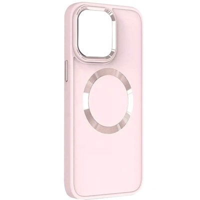 TPU чохол Bonbon Metal Style with MagSafe для Apple iPhone 14 Plus (6.7") Рожевий / Light Pink (251425) 251425 фото