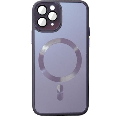 Чохол TPU+Glass Sapphire Midnight with MagSafe для Apple iPhone 11 Pro (5.8") Фіолетовий / Deep Purple (257049) 257049 фото