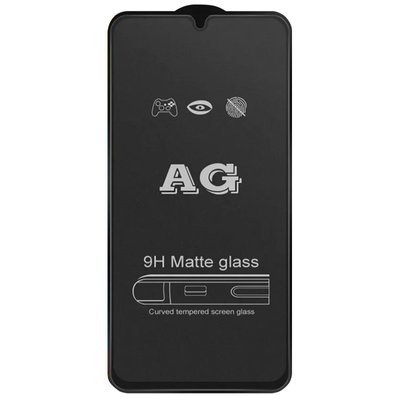 Захисне скло 2.5D CP+ (full glue) Matte для Xiaomi Redmi Note 10 Чорний (246455) 246455 фото