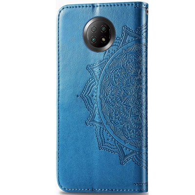 Шкіряний чохол (книжка) Art Case з візитницею для Xiaomi Redmi Note 9 5G Синій (161733) 161733 фото