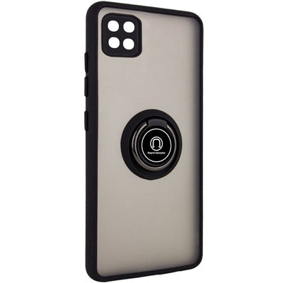 TPU+PC чохол Deen ColorEdgingRing for Magnet для Realme C11 Чорний (144871) 144871 фото