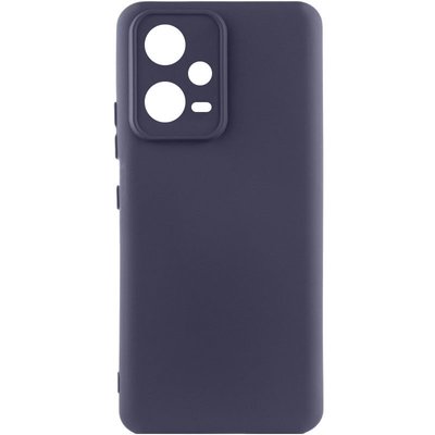 Чохол Silicone Cover Lakshmi Full Camera (AAA) для Xiaomi Redmi Note 12 5G Сірий / Dark Gray (264018) 264018 фото