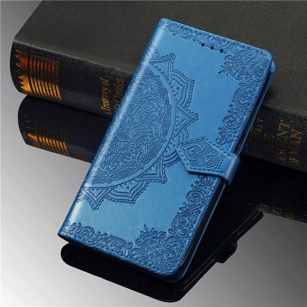 Шкіряний чохол (книжка) Art Case з візитницею для Xiaomi Redmi Note 9 5G Синій (161733) 161733 фото