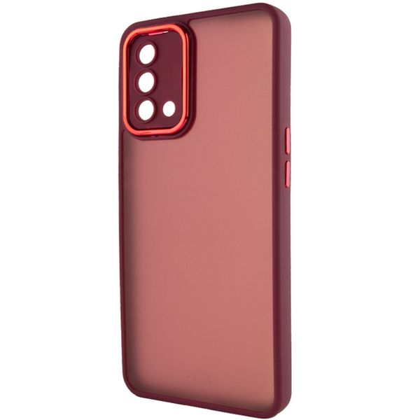 TPU+PC чохол Accent для Oppo A74 4G Magenta (246131) 246131 фото