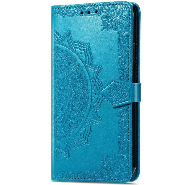 Шкіряний чохол (книжка) Art Case з візитницею для Xiaomi Redmi Note 9 5G Синій (161733) 161733 фото